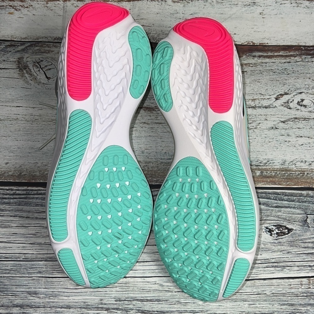 Nike Men's React Miler 2 Platinum Tint/Dynamic Turquoise-White Size-10 - Picture 5 of 9